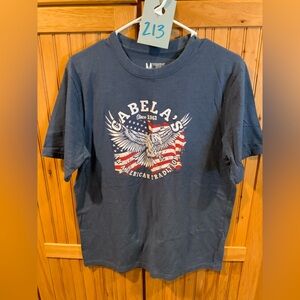 Cabela's Blue Graphic T-Shirt